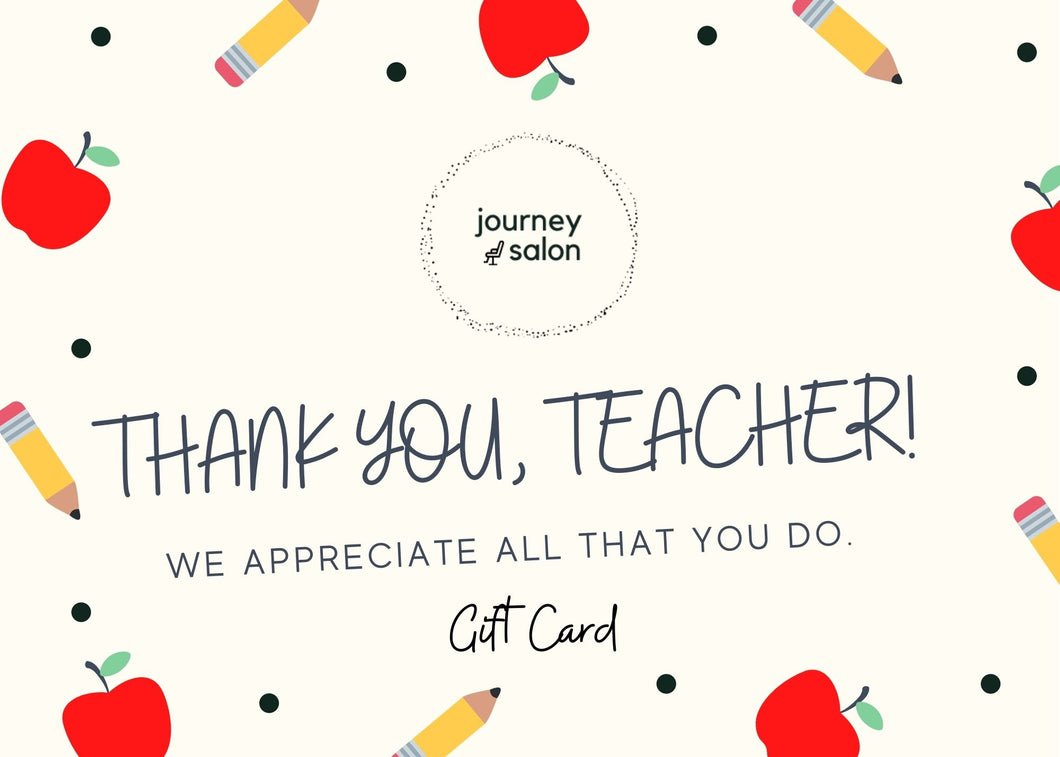 Teacher Gift Card